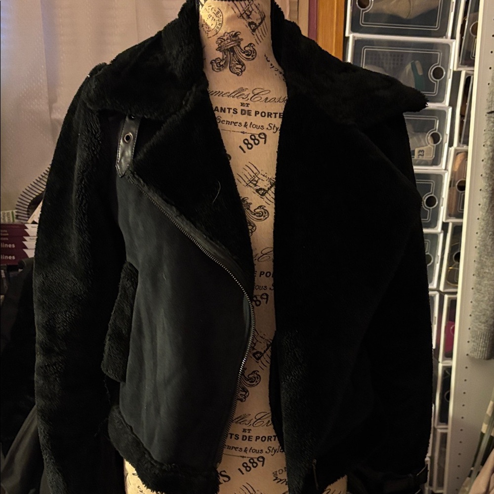 Primark Dark Teddy Jacket